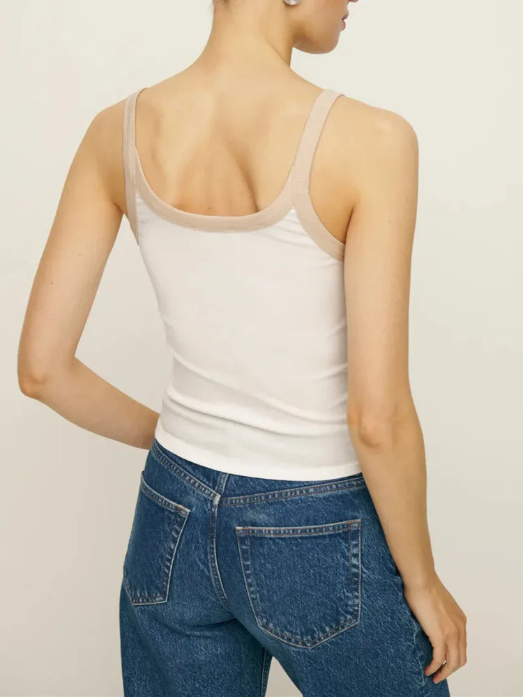 VILZSTUDIOS Basic Slim Fit Sleeveless Tank Top
