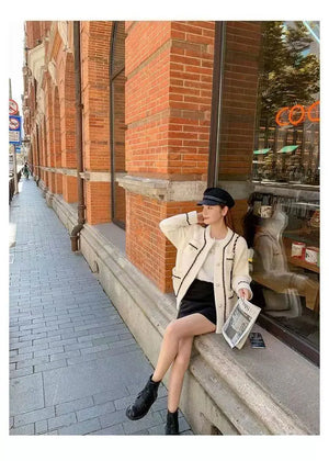 VILZSTUDIOS Luxurious Mink Knit Cardigan