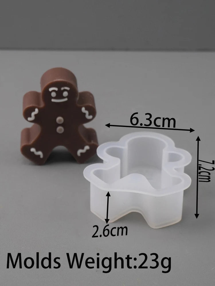 VILZSTUDIOS Festive Christmas Silicone Scented Candle Mold