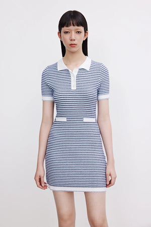 VILZSTUDIOS Vintage Plaid Polo Mini Dress