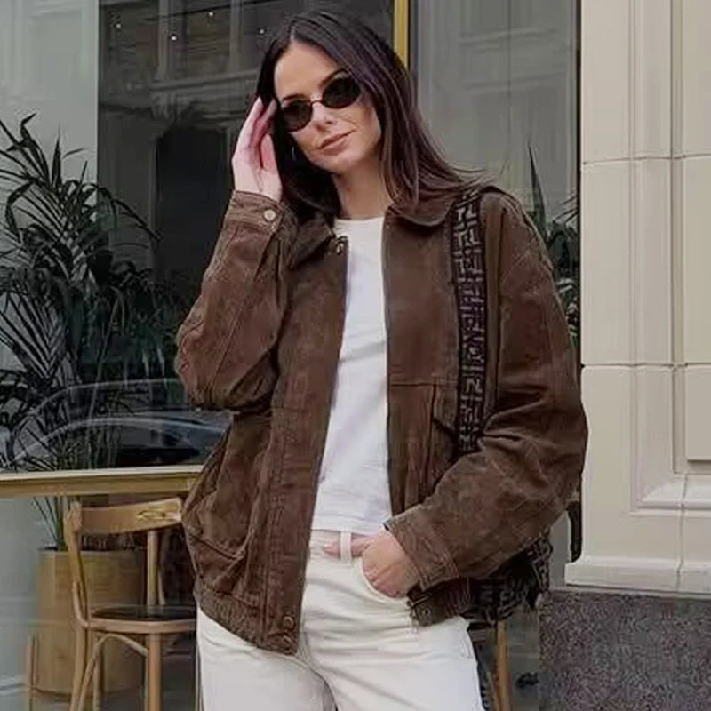 VILZSTUDIOS Casual Suede Jacket