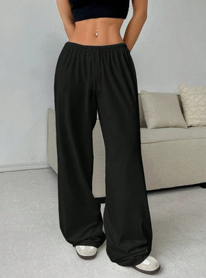VILZSTUDIOS Comfy Loose Fit Elastic Waist Pants