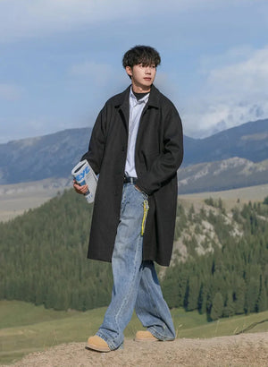VILZSTUDIOS Thick Wool Casual Coat