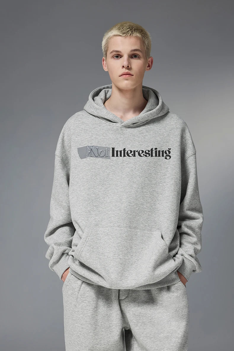 VILZSTUDIOS Flame Print Velvet Thermal Hoodie