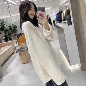 VILZSTUDIOS Cozy Wool Knit Round Neck Sweater