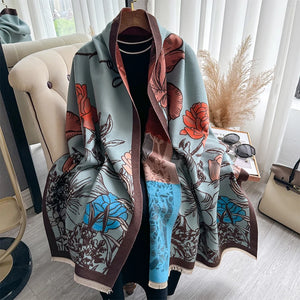 VILZSTUDIOS Luxurious Two-Sided Cashmere Scarf