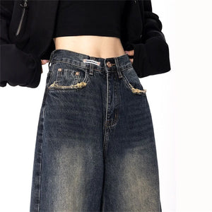 VILZSTUDIOS Retro Loose Wide Leg High Jeans