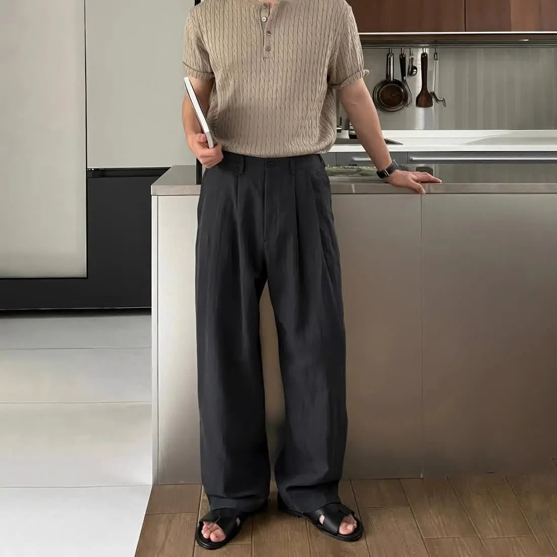 VILZSTUDIOS High End Classic Linen Pants