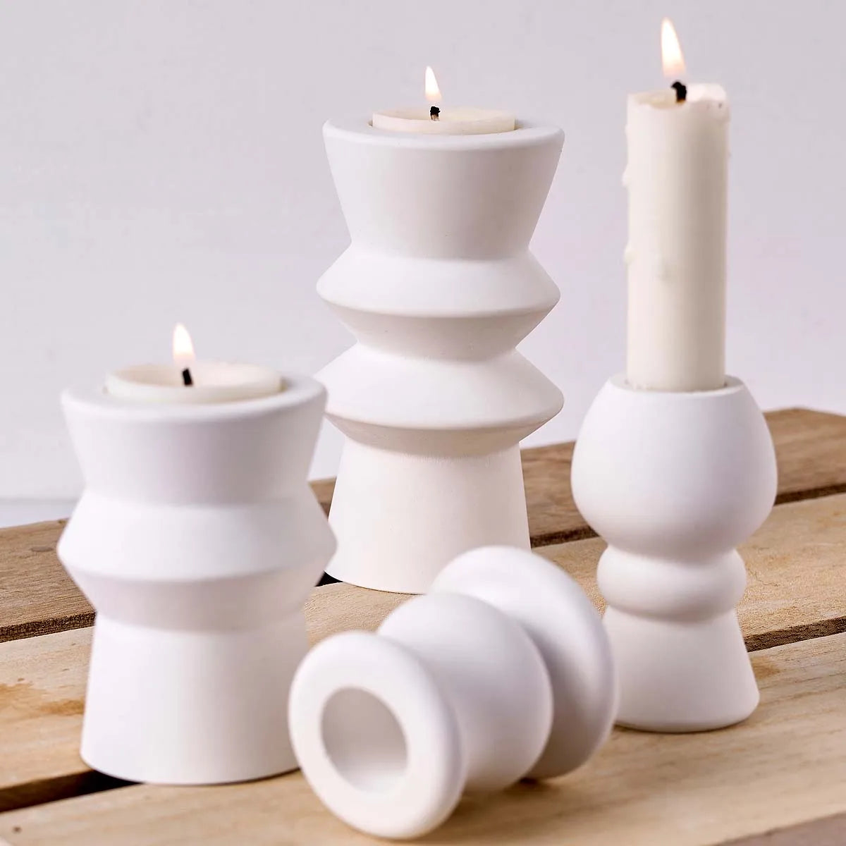 VILZSTUDIOS Modern Nordic Candle Holder Mold