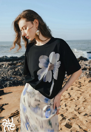 VILZSTUDIOS Stylish Short Sleeve Spring Women T-Shirt