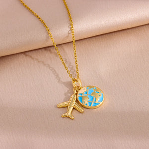 VILZSTUDIOS Fly Plane Pendant Necklace