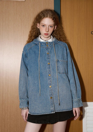 VILZSTUDIOS Stylish Oversized Denim Jacket