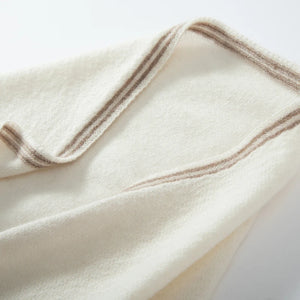 VILZSTUDIOS High Quality Autumn Winter Women 100% Cashmere Scarves 2025 NoveltyTriangular  Knitted Warm Female Scarf Shawl130*35