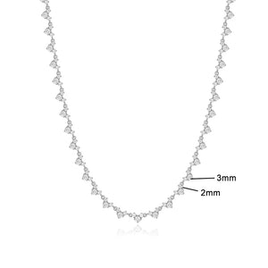 VILZSTUDIOS Triangle Shaped Zircon Necklace