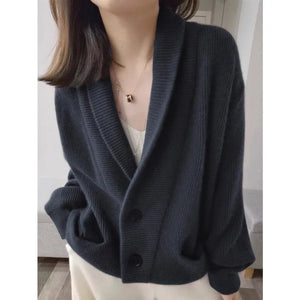 VILZSTUDIOS Luxurious Woolen Knitwear Cardigan