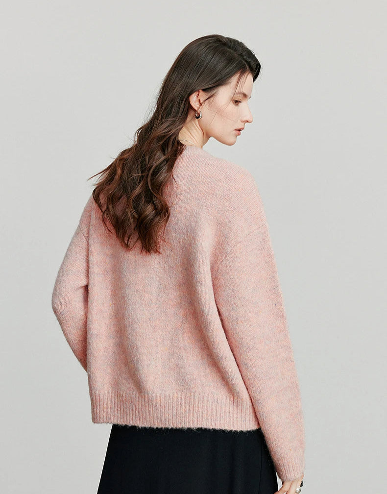 VILZSTUDIOS New Cat Patchwork Knitted Wool Cardigan