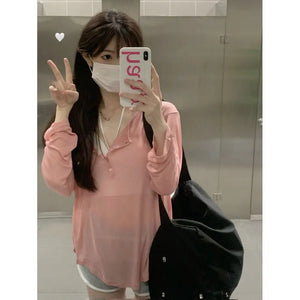 VILZSTUDIOS Korean Long Sleeve Buttoned Top