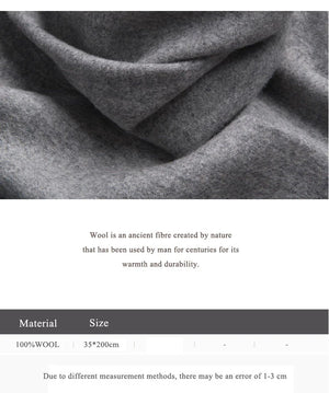 VILZSTUDIOS Winter Scarf Women  Wool Scarves Adult Scarves for ladies 100% Wool scarft women Fashion Cashmere Poncho Wrap
