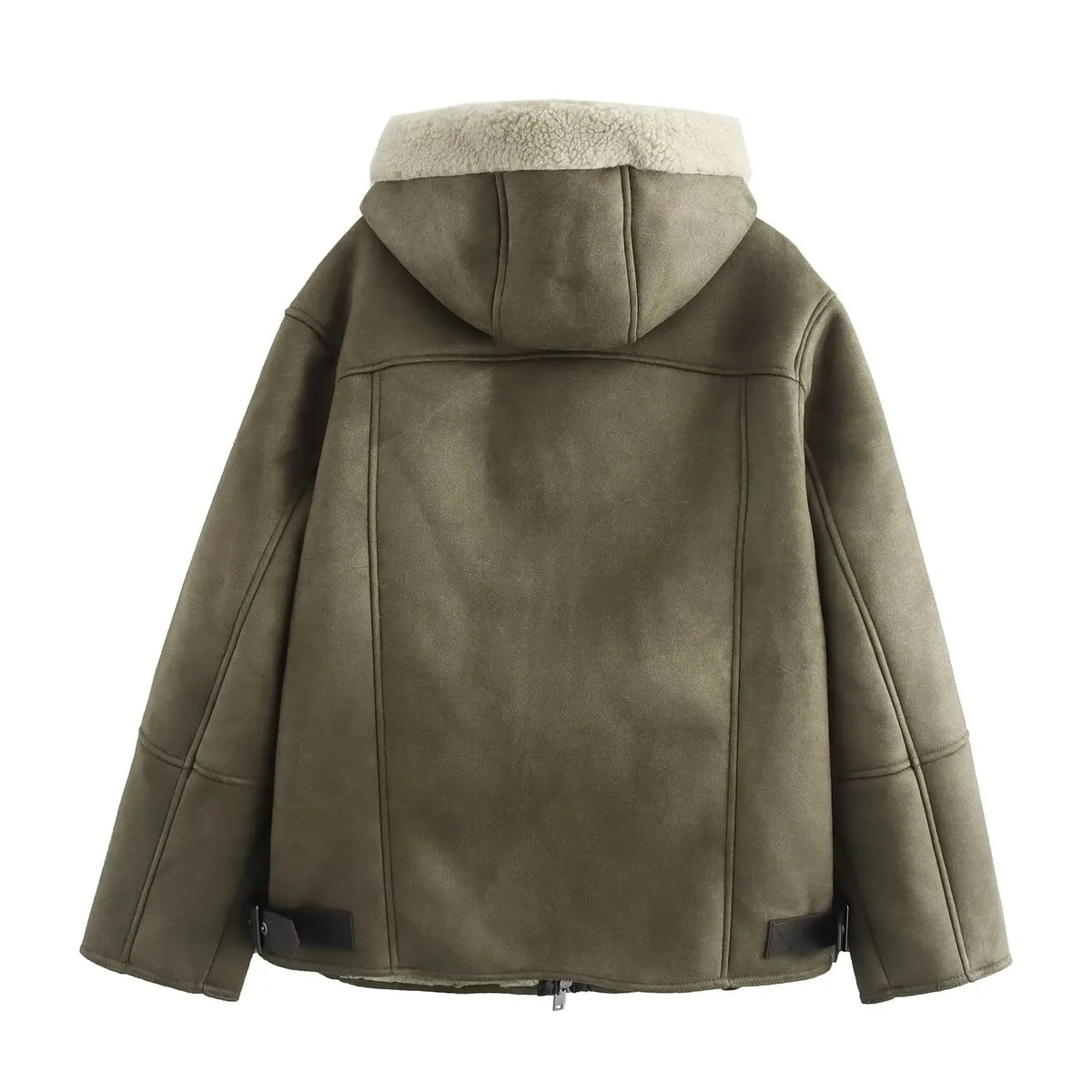 VILZSTUDIOS Plush Padded Hooded Jacket