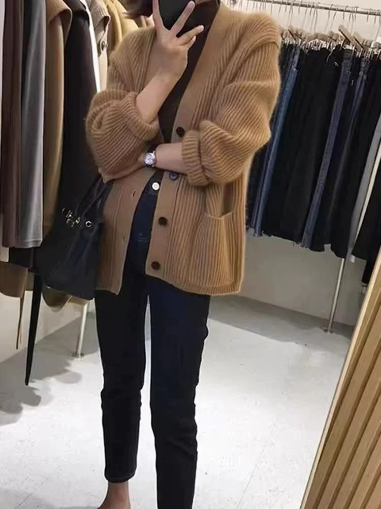 VILZSTUDIOS Cozy Oversized Cashmere Cardigan