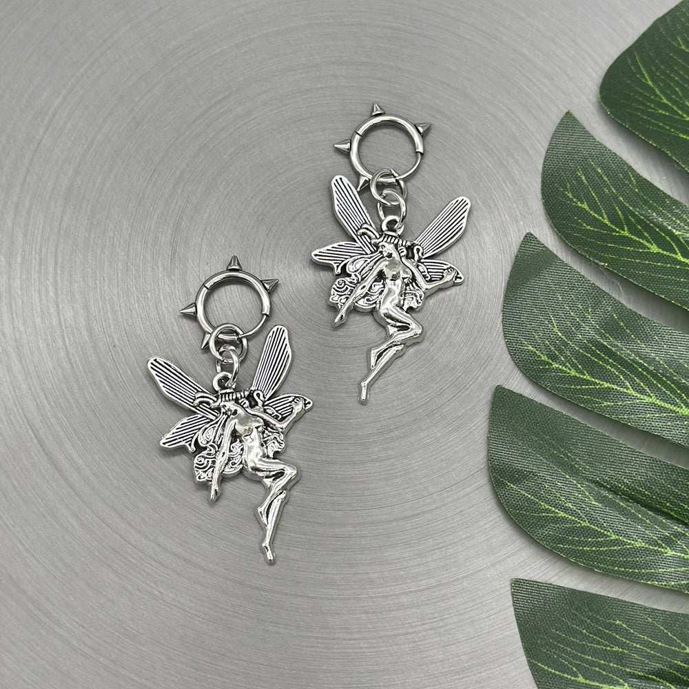 VILZSTUDIOS Aesthetic Gothic Vintage Butterfly Drop Earrings