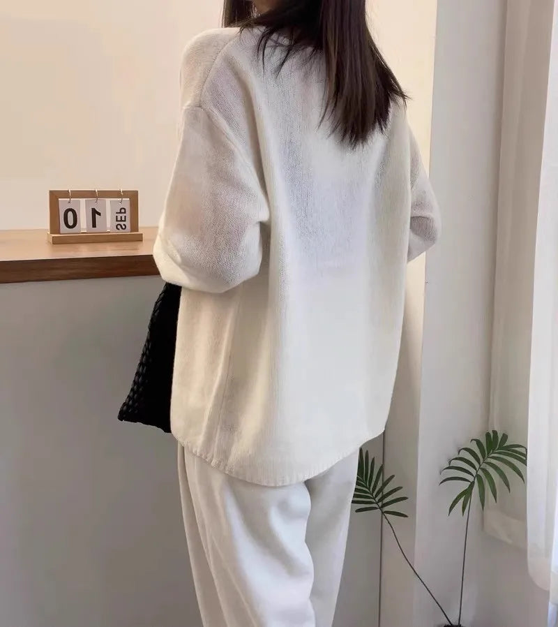 VILZSTUDIOS Cozy Loose Woolen Sweater