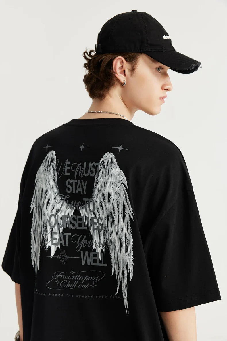 VILZSTUDIOS Luminous Glow-in-the-Dark Oversized T-Shirt