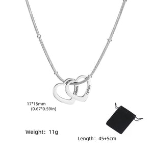 VILZSTUDIOS Customized Name Date Love Necklace