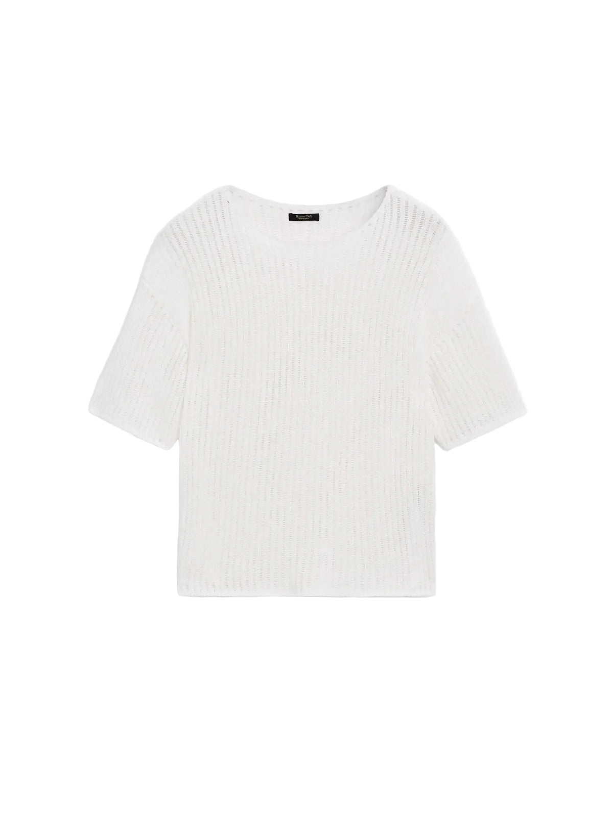 VILZSTUDIOS Beige Cotton Knitted T-shirt