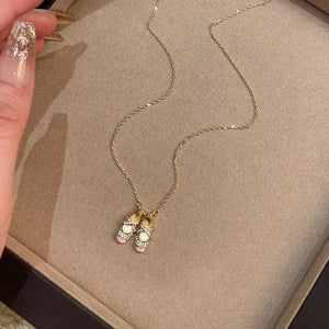 VILZSTUDIOS Ballerina Dance Shoes Pendant Necklace