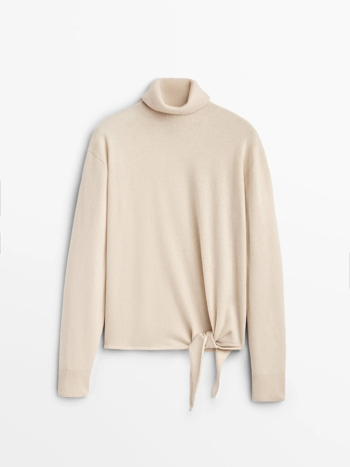 VILZSTUDIOS Basic High Neck Wool Blend Sweater