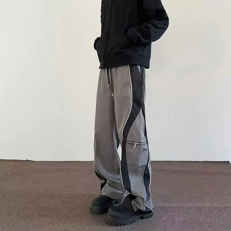 VILZSTUDIOS Baggy Straight Leg Y2K Pants