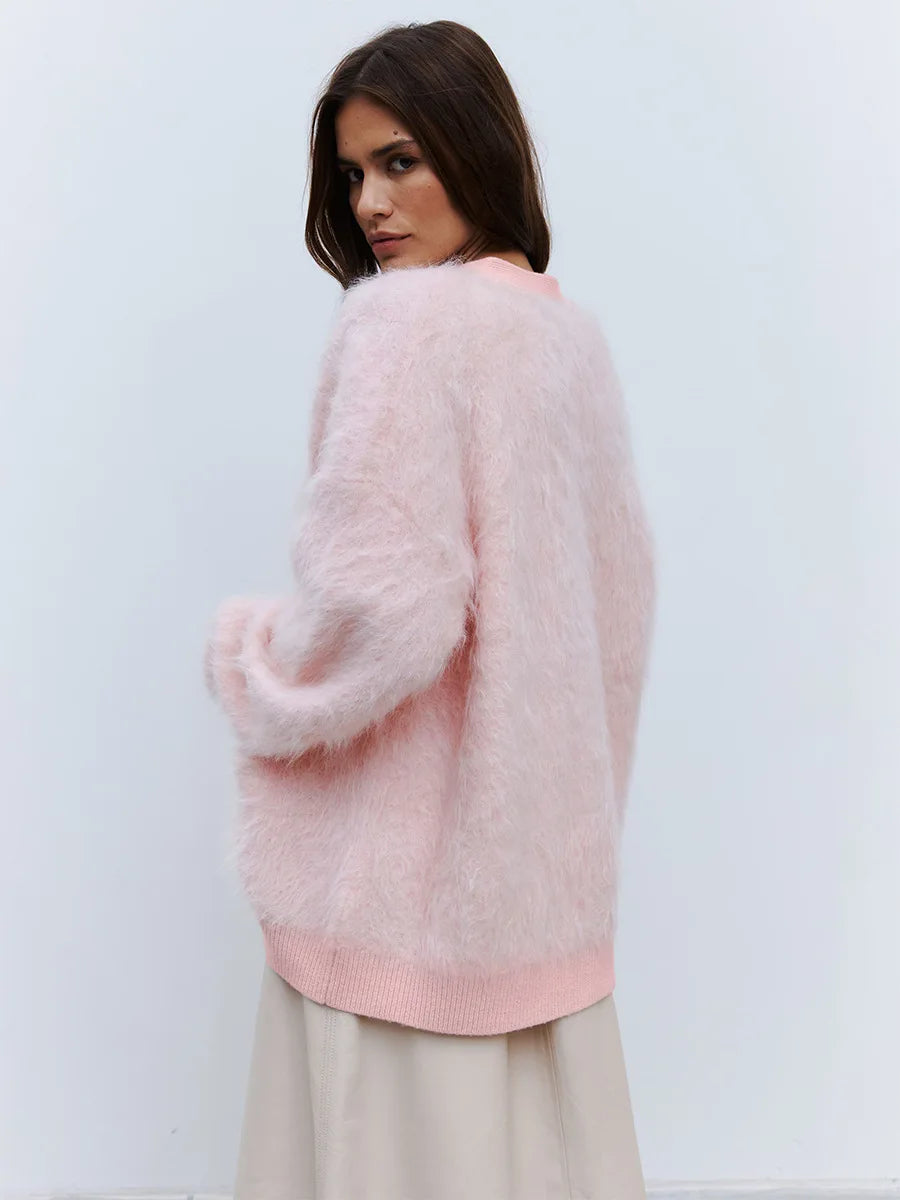 VILZSTUDIOS Soft Mink Velvet Cardigan