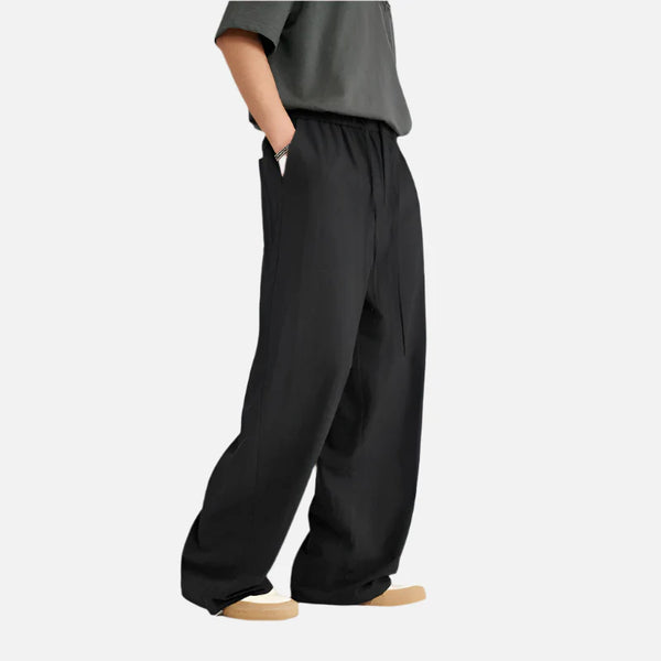 Breathable Wide Leg Linen Pants