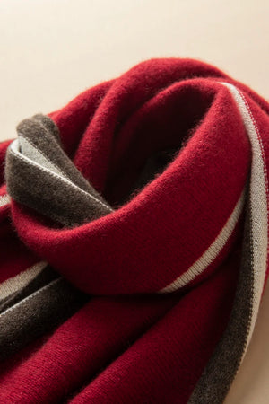 VILZSTUDIOS A-class High-quality 100% Cashmere New Cashmere Scarf 100% Knitted Warm Neck-Protecting High-end Fashion Wild Color in Winter.