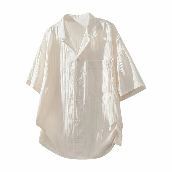 Fold Baggy Summer Shirt