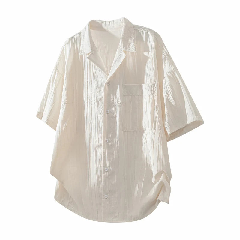 VILZSTUDIOS Fold Baggy Summer Shirt