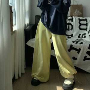 VILZSTUDIOS Black Oversized Fleece Joggers Pants