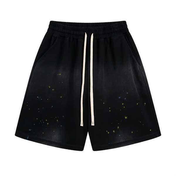Retro Loose Fit Monkey Washed Shorts
