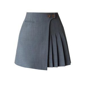 VILZSTUDIOS Chic Korean High Waist Pleated Skirt