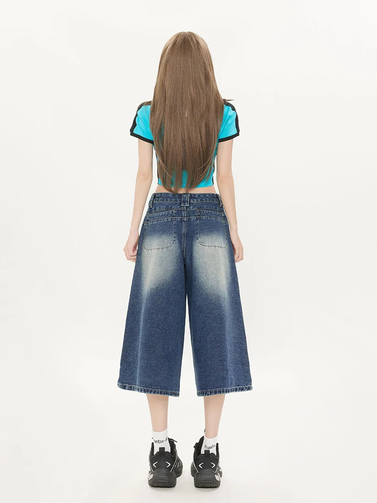 VILZSTUDIOS Versatile Loose Wide Leg High Jeans