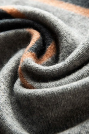 VILZSTUDIOS A-class High-quality 100% Cashmere New Cashmere Scarf 100% Knitted Warm Neck-Protecting High-end Fashion Wild Color in Winter.