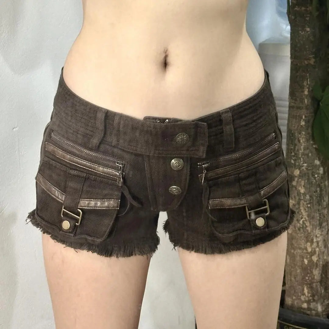 VILZSTUDIOS Vintage American High Street Sexy Shorts
