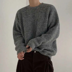 VILZSTUDIOS Casual Loose Round Neck Sweater