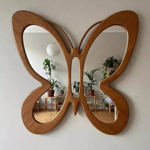 VILZSTUDIOS Irregular Big Decorative Mirrors Retro Luxury Bedroom Wall Make Up Mirror Vanity Aesthetic Girls Espelho Room Decoration