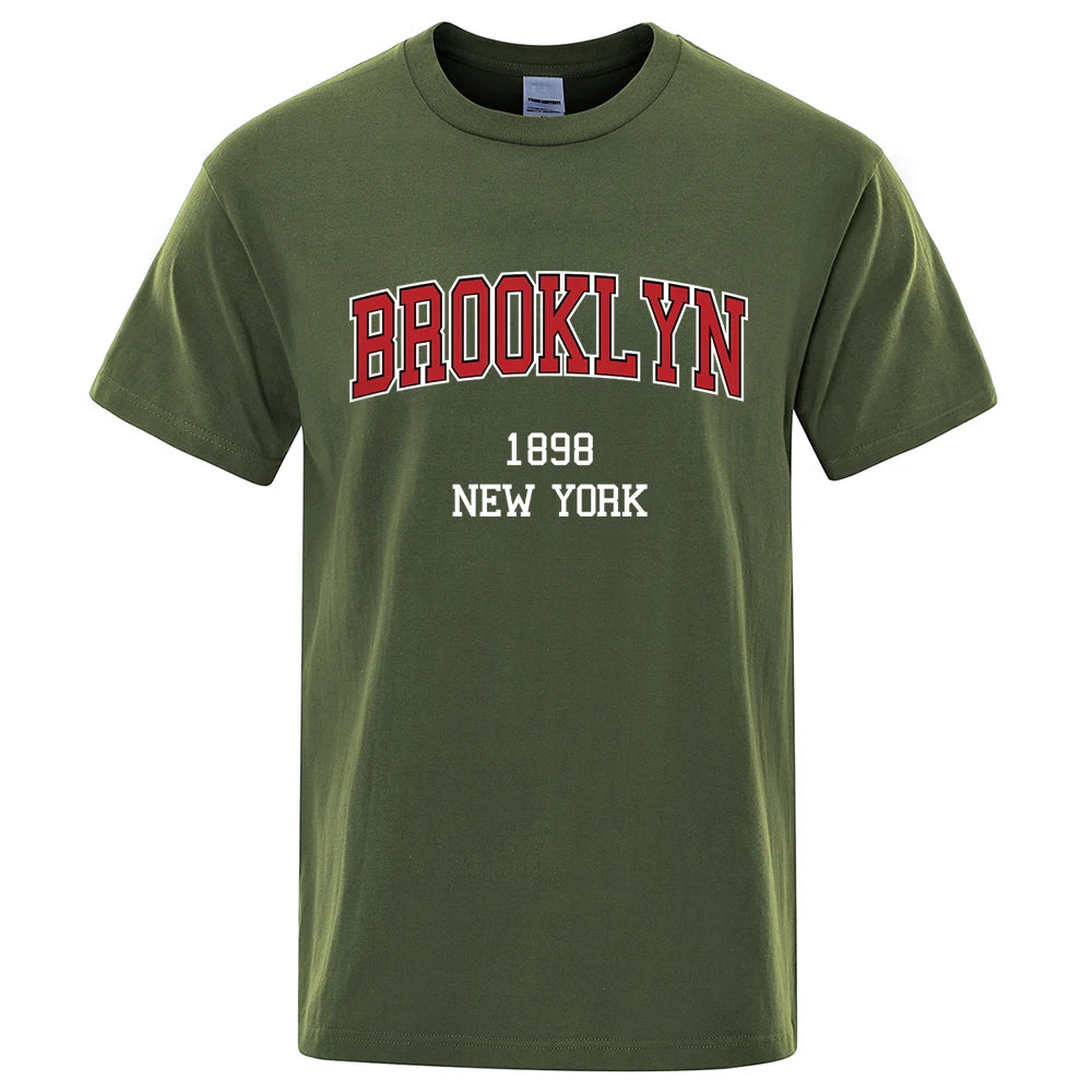 VILZSTUDIOS Vintage Brooklyn New York Cotton T-Shirt