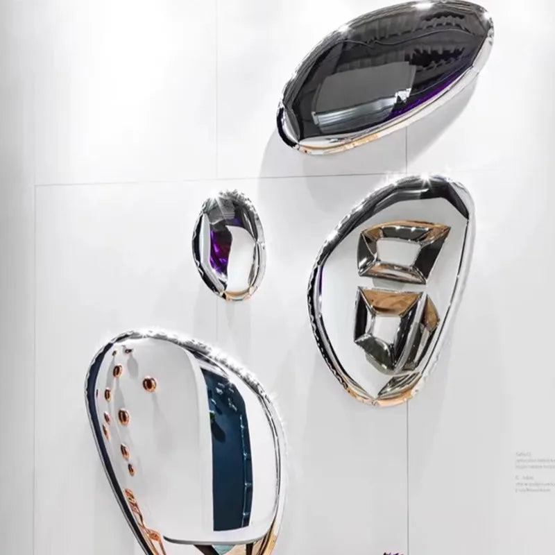 VILZSTUDIOS Designer High-end Mirror Art Makeup Mirror Irregular Shaped Living Room Decoration Mirrors Dekoracyjne Lustra Home Decoration