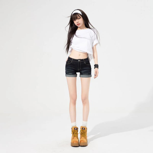 High Waist Slimming Retro Denim Jeans