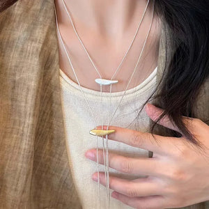 VILZSTUDIOS Stylish Metal Long Pull Necklaces