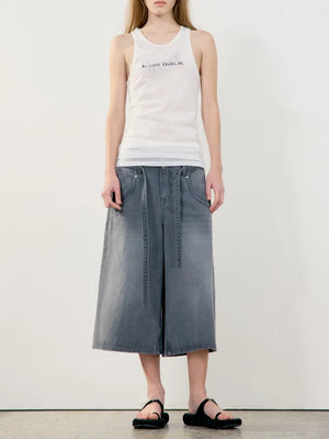 VILZSTUDIOS Simple Slim See-Through Tank Top